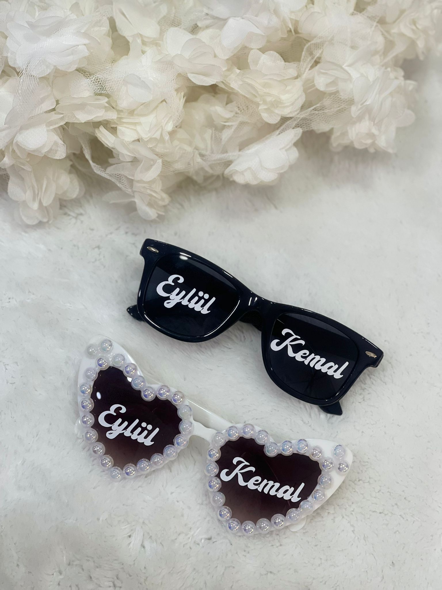 Gelin Damat Kişiye Özel İsimli Gözlük 