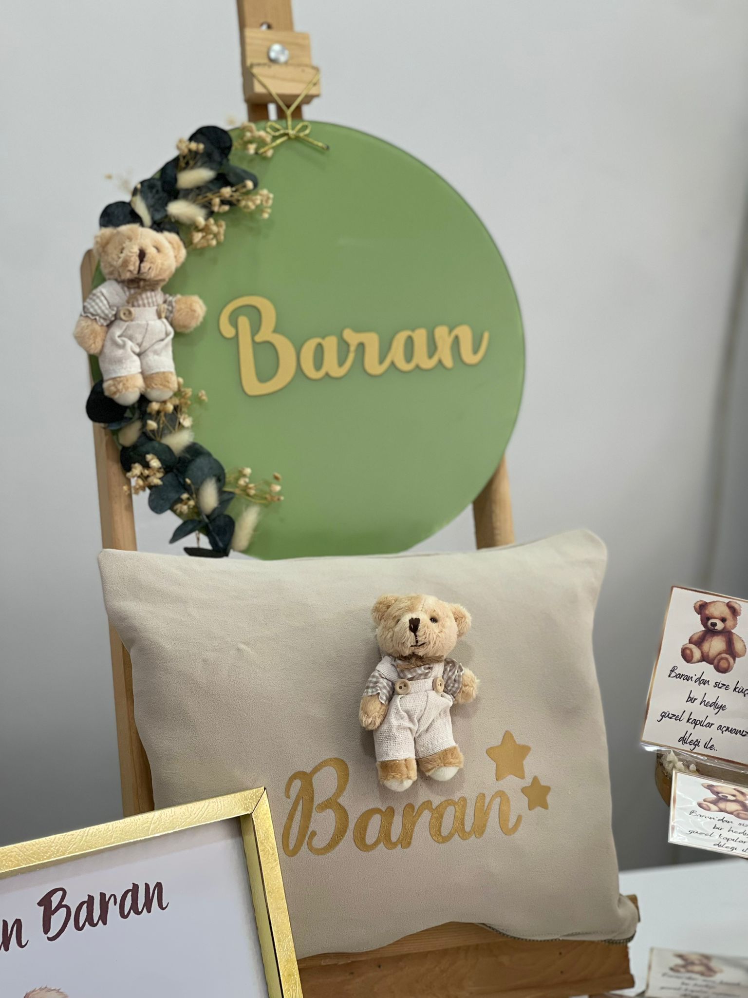 Bebek Kapı Süsü Yastık Set